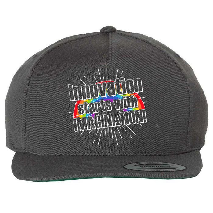 Innovation Starts With Imagination! Wool Snapback Cap