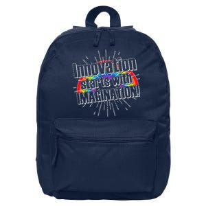 Innovation Starts With Imagination! 16 in Basic Backpack