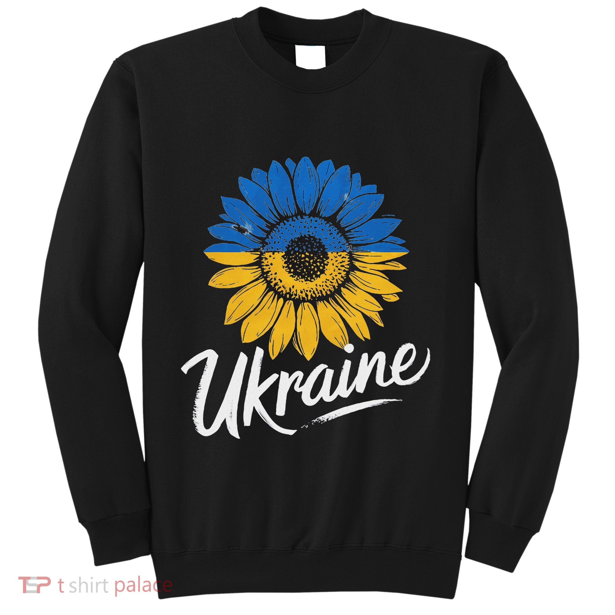 I Stand With Ukraine – Ukraine Flag Sunflower Vintage Sweatshirt