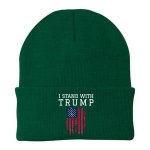 I Stand With Trump Pro Trump Supporter Knit Cap Winter Beanie