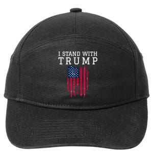 I Stand With Trump Pro Trump Supporter 7-Panel Snapback Hat