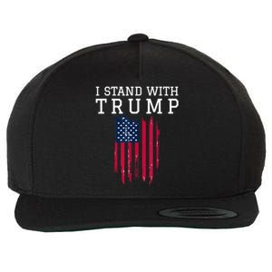 I Stand With Trump Pro Trump Supporter Wool Snapback Cap