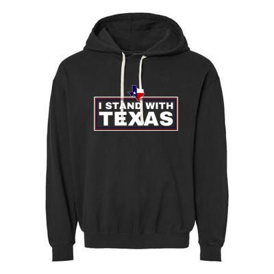 I Stand With Texas Garment-Dyed Fleece Hoodie