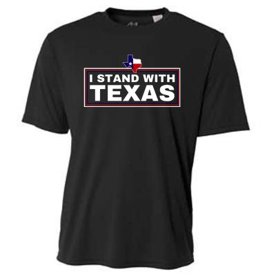 I Stand With Texas Cooling Performance Crew T-Shirt