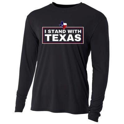 I Stand With Texas Cooling Performance Long Sleeve Crew