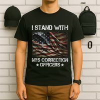 I Stand With Nys Correction Officers Support Apparel T-Shirt