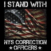 I Stand With Nys Correction Officers Support Apparel T-Shirt
