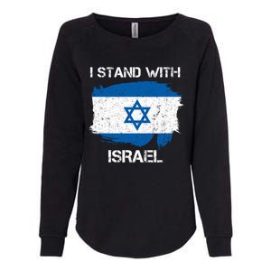 I Stand With Israel Support Israel Love Israeli Brotherhood Womens California Wash Sweatshirt