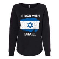 I Stand With Israel Support Israel Love Israeli Brotherhood Womens California Wash Sweatshirt