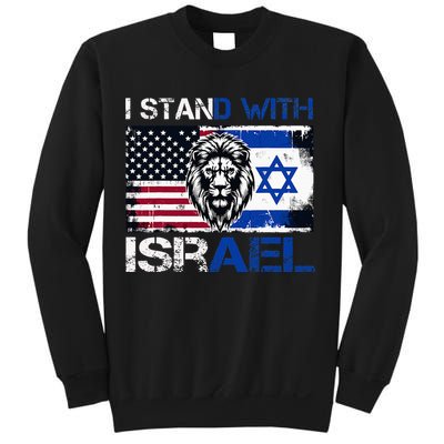 I Stand With Israel US Support Lion Love Israeli Brotherhood Sweatshirt