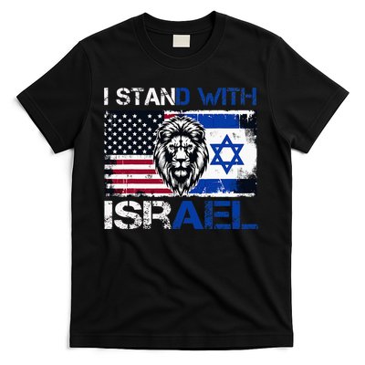 I Stand With Israel US Support Lion Love Israeli Brotherhood T-Shirt