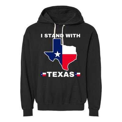 I Stand With Texas Garment-Dyed Fleece Hoodie
