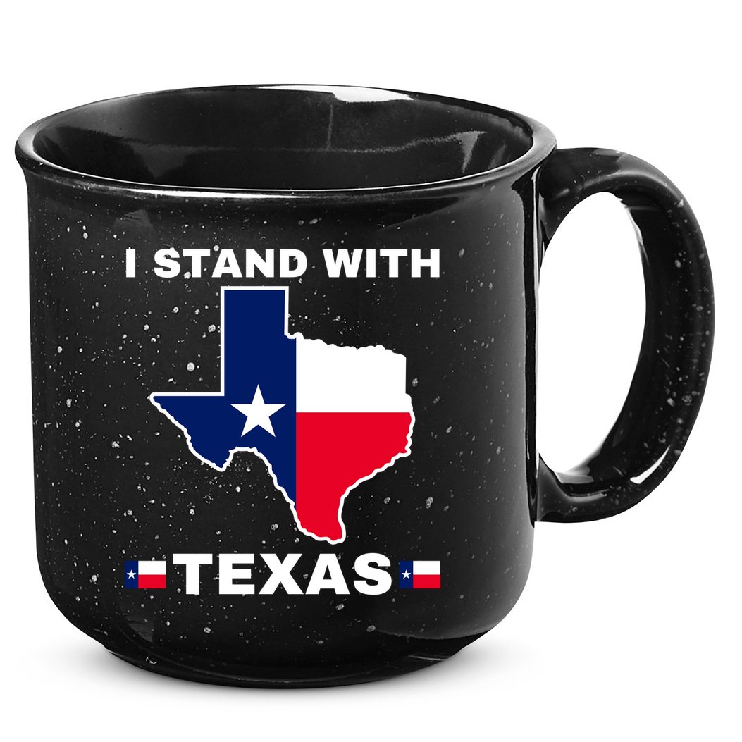 I Stand With Texas 15oz Campfire Ceramic Mug