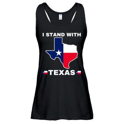 I Stand With Texas Ladies Essential Flowy Tank