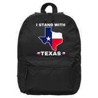 I Stand With Texas 16 in Basic Backpack