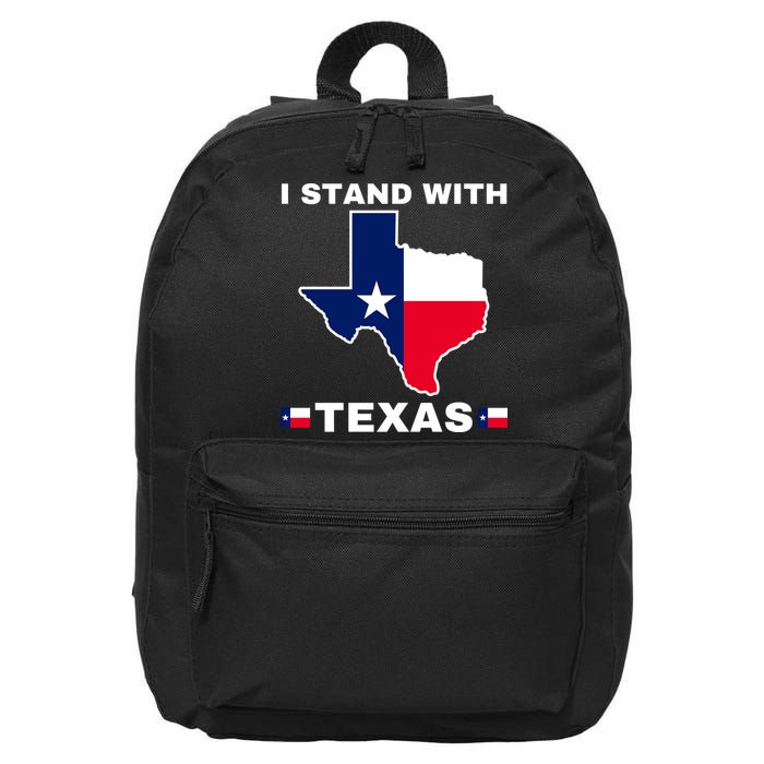 I Stand With Texas 16 in Basic Backpack