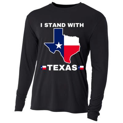 I Stand With Texas Cooling Performance Long Sleeve Crew
