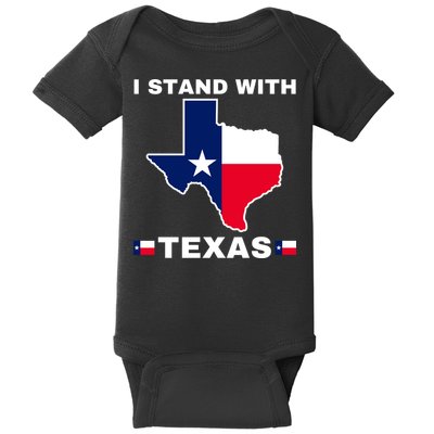 I Stand With Texas Baby Bodysuit