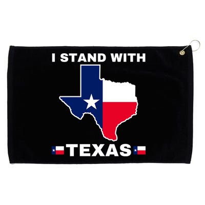 I Stand With Texas Grommeted Golf Towel