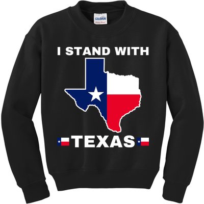 I Stand With Texas Kids Sweatshirt