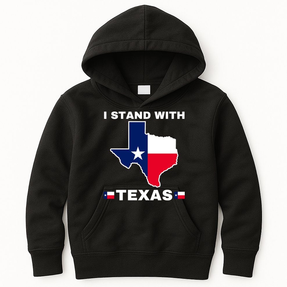 I Stand With Texas Kids Hoodie