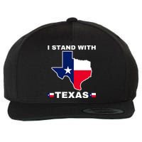 I Stand With Texas Wool Snapback Cap