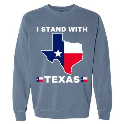 I Stand With Texas Garment-Dyed Sweatshirt