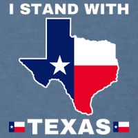 I Stand With Texas Garment-Dyed Sweatshirt