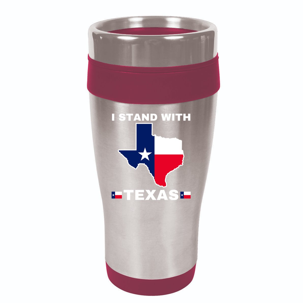 I Stand With Texas 16oz Travel Tumbler