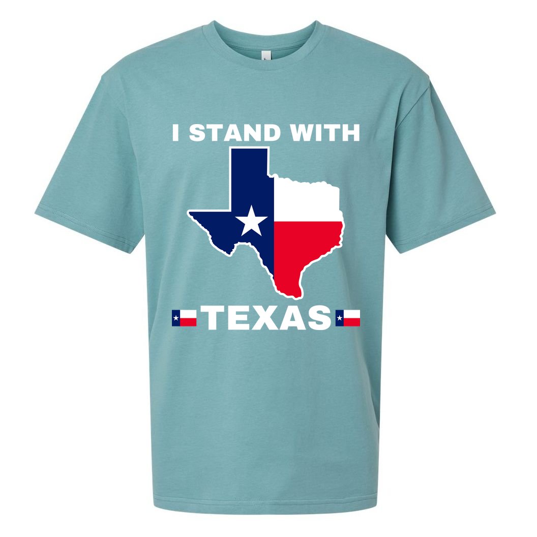 I Stand With Texas Sueded Cloud Jersey T-Shirt