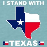 I Stand With Texas Sueded Cloud Jersey T-Shirt