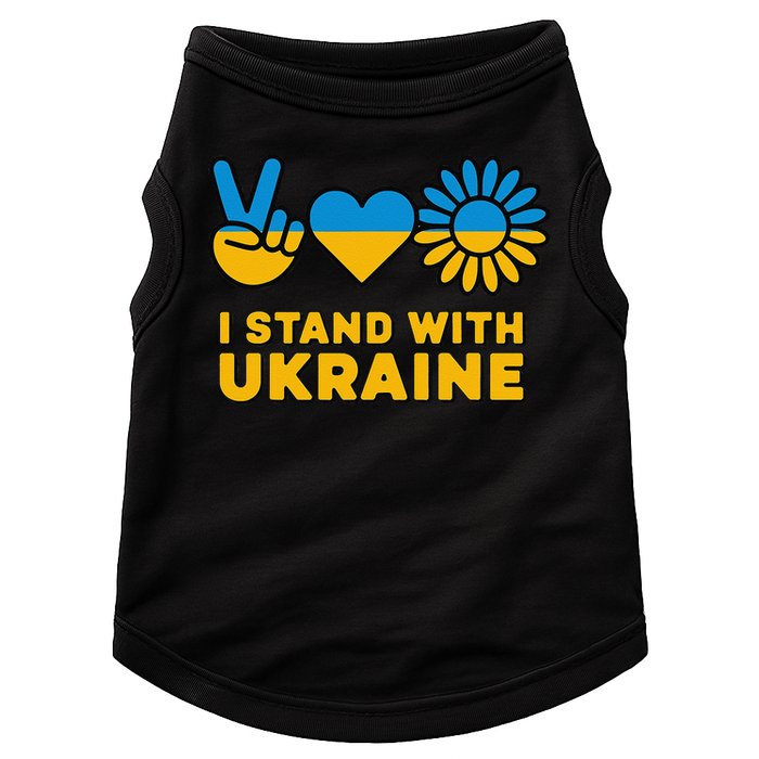 I Stand With Ukraine Save Free Support Ukraine Retro Doggie Tank