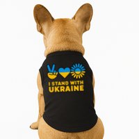 I Stand With Ukraine Save Free Support Ukraine Retro Doggie Tank