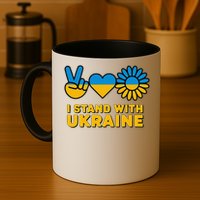 I Stand With Ukraine Save Free Support Ukraine Retro Mug
