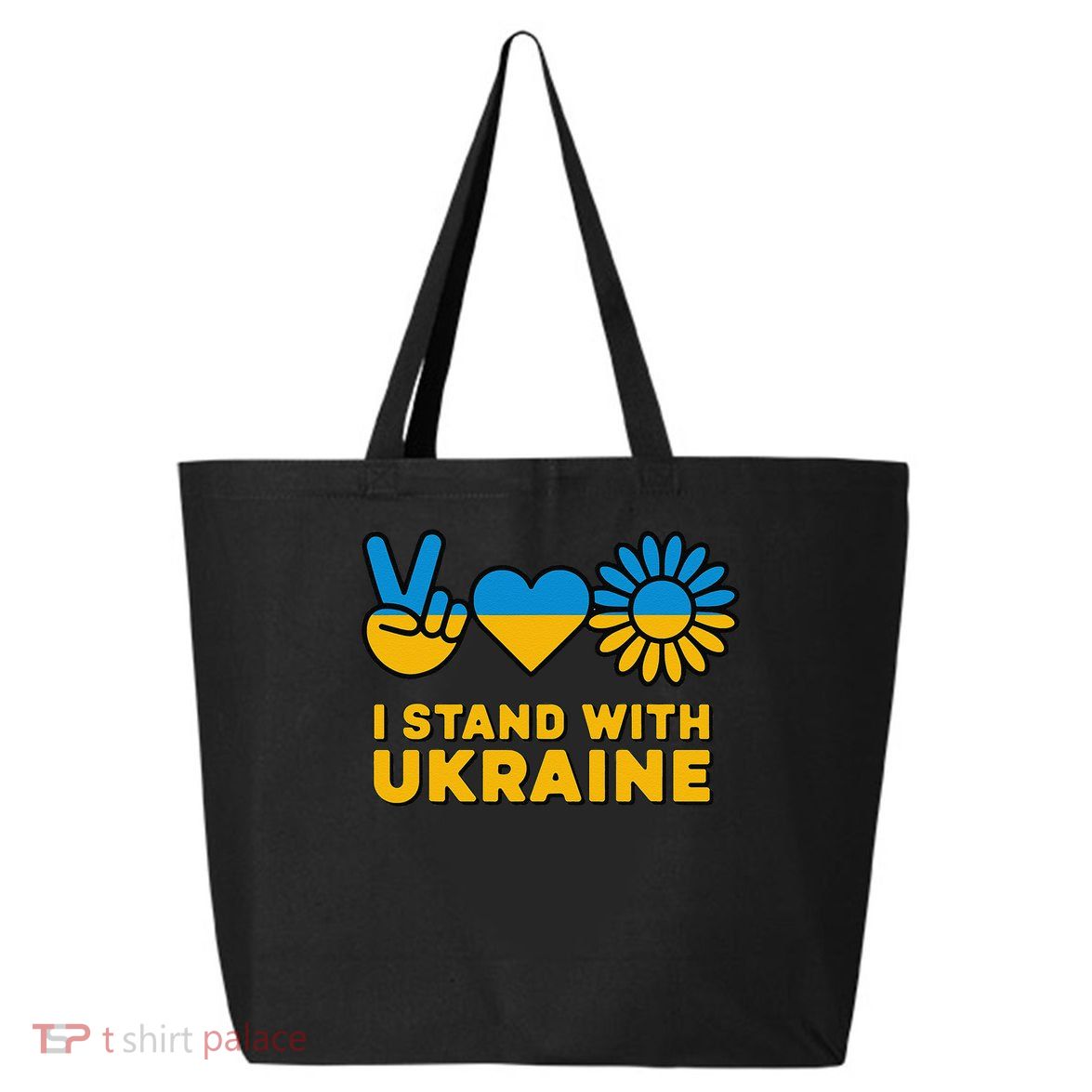 I Stand With Ukraine Save Free Support Ukraine Retro 25L Jumbo Tote
