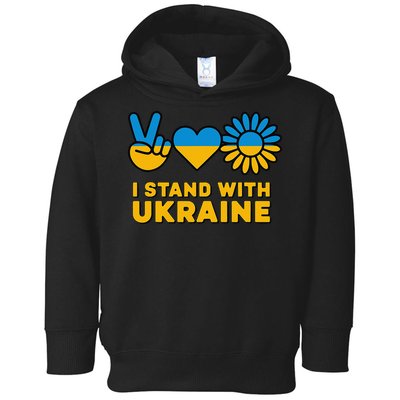 I Stand With Ukraine Save Free Support Ukraine Retro Toddler Hoodie