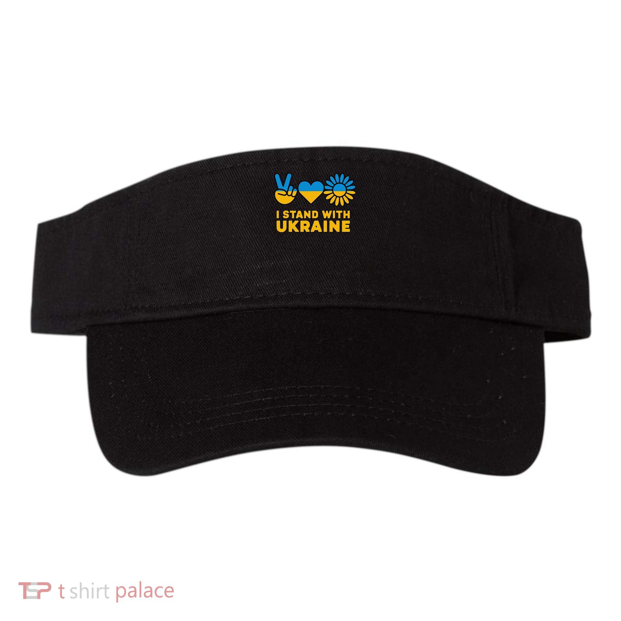 I Stand With Ukraine Save Free Support Ukraine Retro Visor