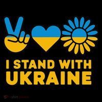 I Stand With Ukraine Save Free Support Ukraine Retro Short Acrylic Beanie