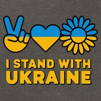I Stand With Ukraine Save Free Support Ukraine Retro Cotton Canvas Backpack