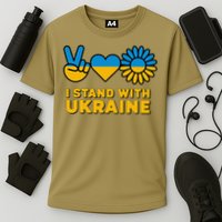 I Stand With Ukraine Save Free Support Ukraine Retro Performance Shirt