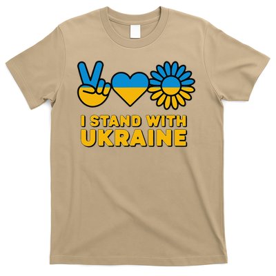 I Stand With Ukraine Save Free Support Ukraine Retro T-Shirt