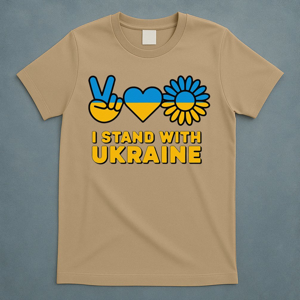I Stand With Ukraine Save Free Support Ukraine Retro T-Shirt