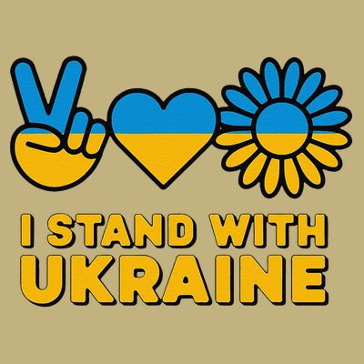 I Stand With Ukraine Save Free Support Ukraine Retro T-Shirt