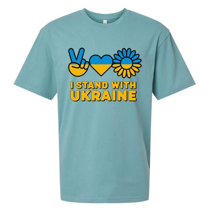 I Stand With Ukraine Save Free Support Ukraine Retro Sueded Cloud Jersey T-Shirt