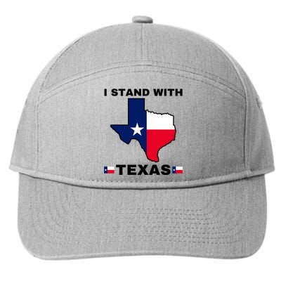 I Stand With Texas 7-Panel Snapback Hat