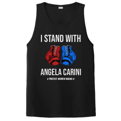 I Stand With Angela Carini Boxer Protect Women Boxing PosiCharge Competitor Tank