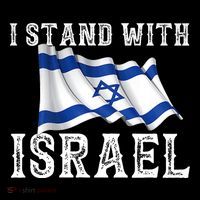 I Stand With Israel Israeli Palestinian Conflict Pro Israel 16 in Basic Backpack