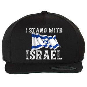 I Stand With Israel Israeli Palestinian Conflict Pro Israel Wool Snapback Cap