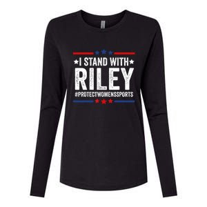 I Stand With Riley Protect Womens Sports Womens Cotton Relaxed Long Sleeve T-Shirt