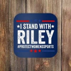 I Stand With Riley Protect Womens Sports Coaster